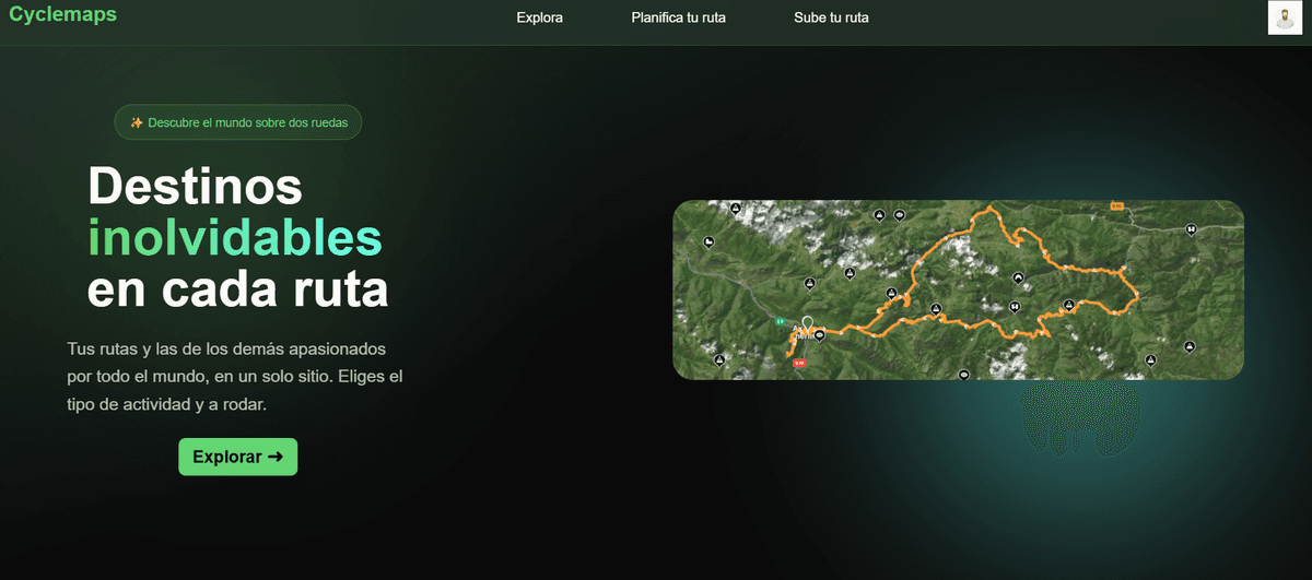 Application for register and manage your bike trails, specific for cyclists