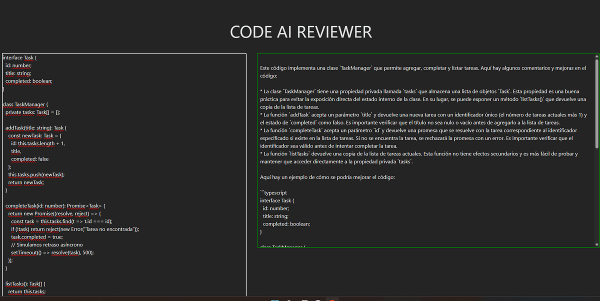 Code Reviewer with AI