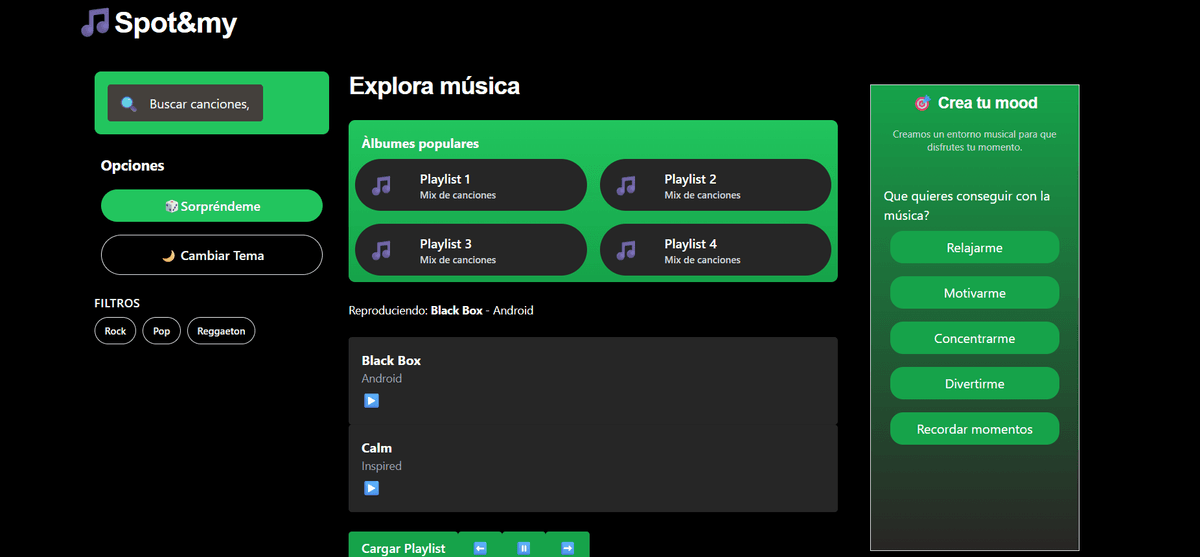 Spotimy - Music Playlist App